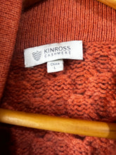 Kinross Orange Sherbert Cashmere Sweater