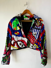 Vintage French Collizioni Multi Color Sequin Jacket