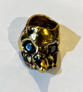 Sylvie Auvray Brass Face Ring