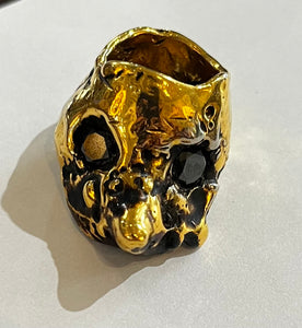 Sylvie Auvray Brass Face Ring