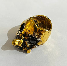 Sylvie Auvray Brass Face Ring