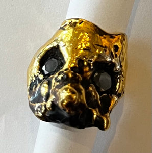 Sylvie Auvray Brass Face Ring