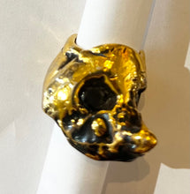 Sylvie Auvray Brass Face Ring