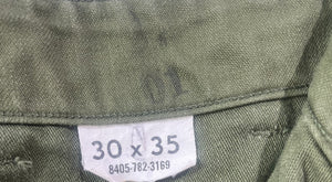 Vintage Green Army Pants 28X32