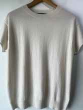 Sofie D'Hoore Cream Cashmere Short Sleeve Sweater