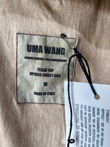 Uma Wang Brown Cotton and Silk Top