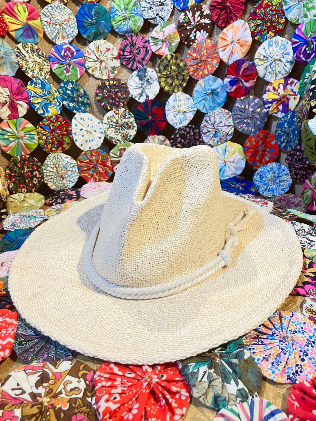 Brixton White Straw Hat