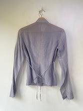 Hugo Boss Gray Ruffle Tuxedo Shirt