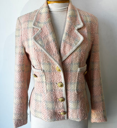 Verigo Pink Tweed Bouclè Jacket