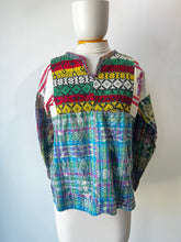 Woven and Embroidered Guatemalan Top