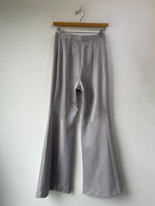 Vintage Silver Metallic Two-Piece Leisure Suit