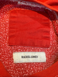 Rachel Comey Red Orange Distressed Sweatshirt