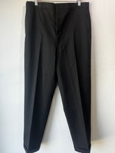 Men's Black Silk Pinstripe Tuxedo Pants