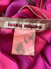 Vintage Issey Miyake Magenta Silk Print Mermaid Skirt