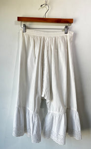 Vintage White Cotton Pantaloons