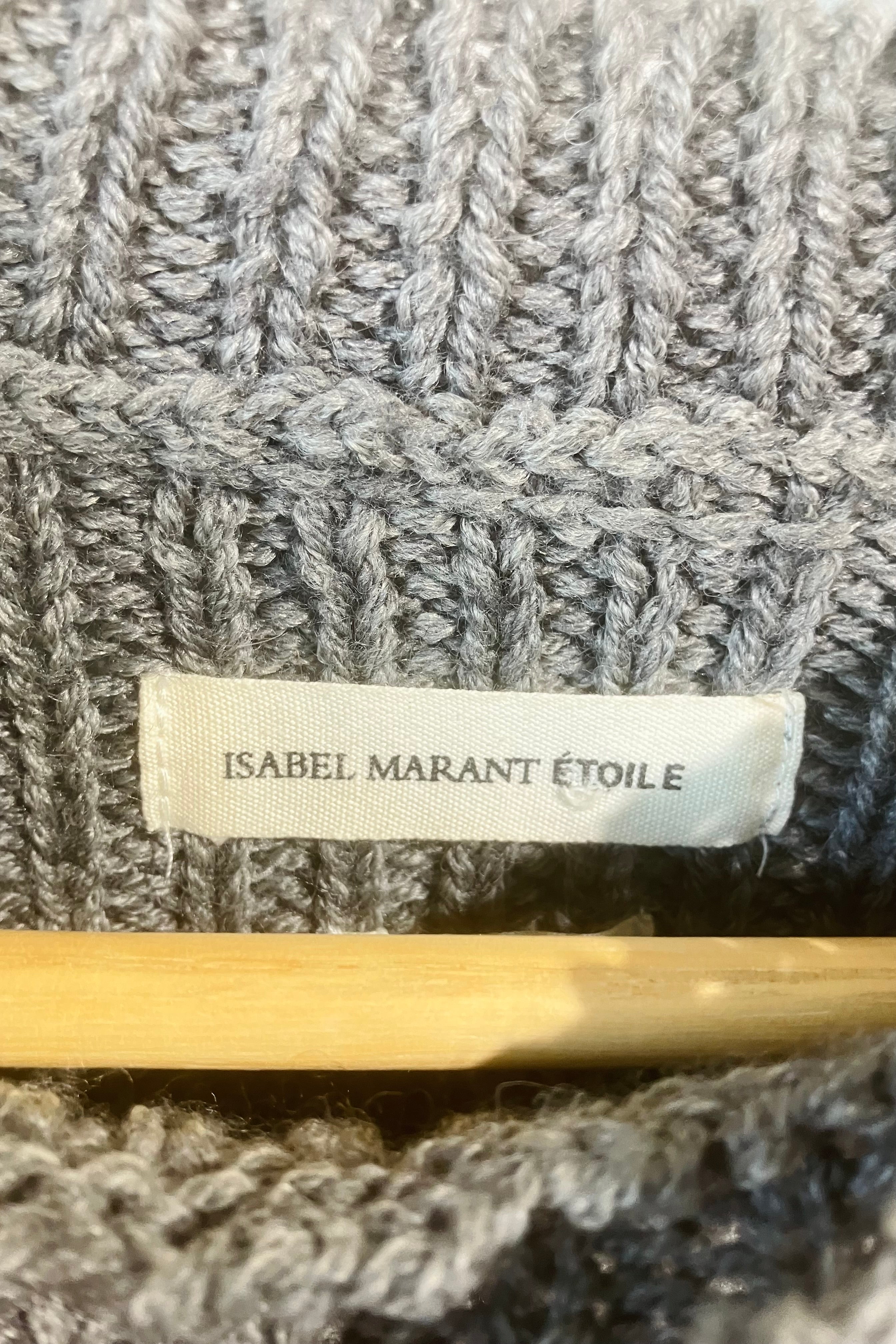 ÉTOILE ISABEL MARANT グレー セーター チュニック Isabel Marant Etoile Grey Knit Sweater – The Curatorial Dept.
