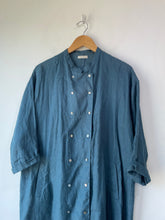 Fog Linen Work Blue Green Dress