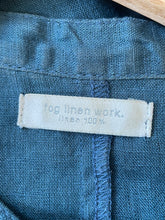 Fog Linen Work Blue Green Dress