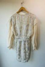Iro Cream and Silver Mini Dress