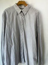 Stephen Schneider Grey and White Stripe Men's Shirt