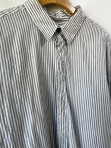 Stephen Schneider Grey and White Stripe Men's Shirt