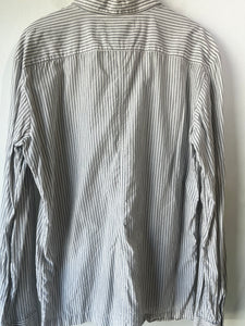 Stephen Schneider Grey and White Stripe Men's Shirt