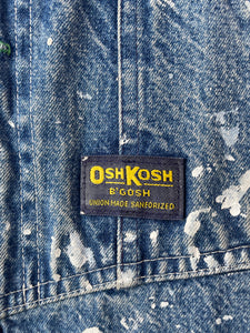 Vintage Oshkosh B'Gosh Paint Splatter Overalls