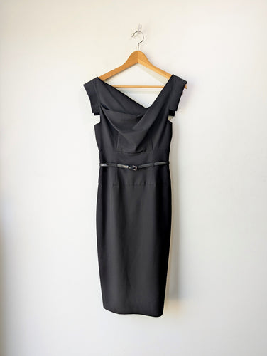 Black Halo Black Pencil Dress