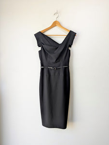 Black Halo Black Pencil Dress
