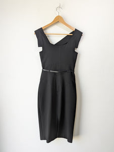 Black Halo Black Pencil Dress