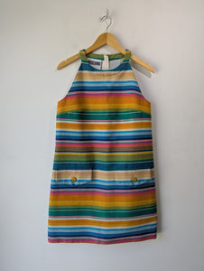 Moschino Multi-Color Striped Sleeveless Dress Sold As-Is