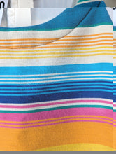 Moschino Multi-Color Striped Sleeveless Dress Sold As-Is