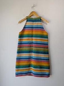 Moschino Multi-Color Striped Sleeveless Dress Sold As-Is