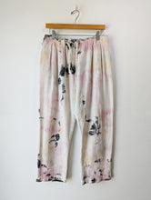 Raquel Allegra White, Pink, and Black Tie-Dye Pants