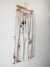 Raquel Allegra White, Pink, and Black Tie-Dye Pants