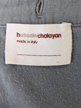Hussein Chalayan Blue Grey Cotton Skirt