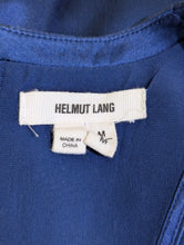 Helmut Lang Teal Blue Silk Top As-Is