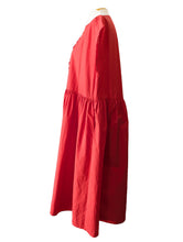 Apuntob Red Ruffle Dress