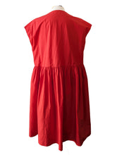 Apuntob Red Ruffle Dress