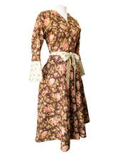 Batsheva Brown Floral Dress
