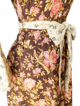 Batsheva Brown Floral Dress