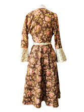 Batsheva Brown Floral Dress