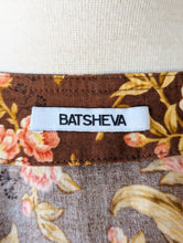 Batsheva Brown Floral Dress