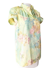 Marni Green Yellow Floral Blurry Blouse