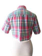 Wishful Sinful Raspberry Plaid Lace Trimmed Shirt