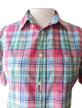 Wishful Sinful Raspberry Plaid Lace Trimmed Shirt