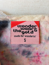 Wonder Wears the Gold Tie-Dye Cropped Blouse