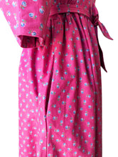 Petite Lanz Pink and Blue Floral Dress