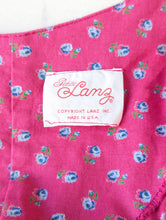 Petite Lanz Pink and Blue Floral Dress