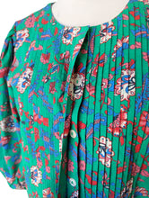 Clare V Green Multicolor Paisley Floral Top